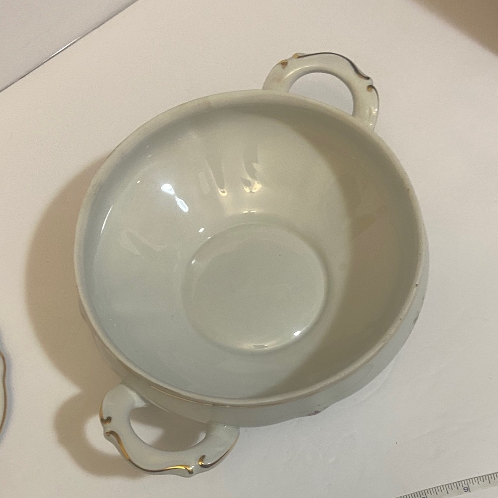 Vintage Bavaria Floral Porcelain Soup Tureen with Lid home decor dish serve bowl - Picture 5 of 8